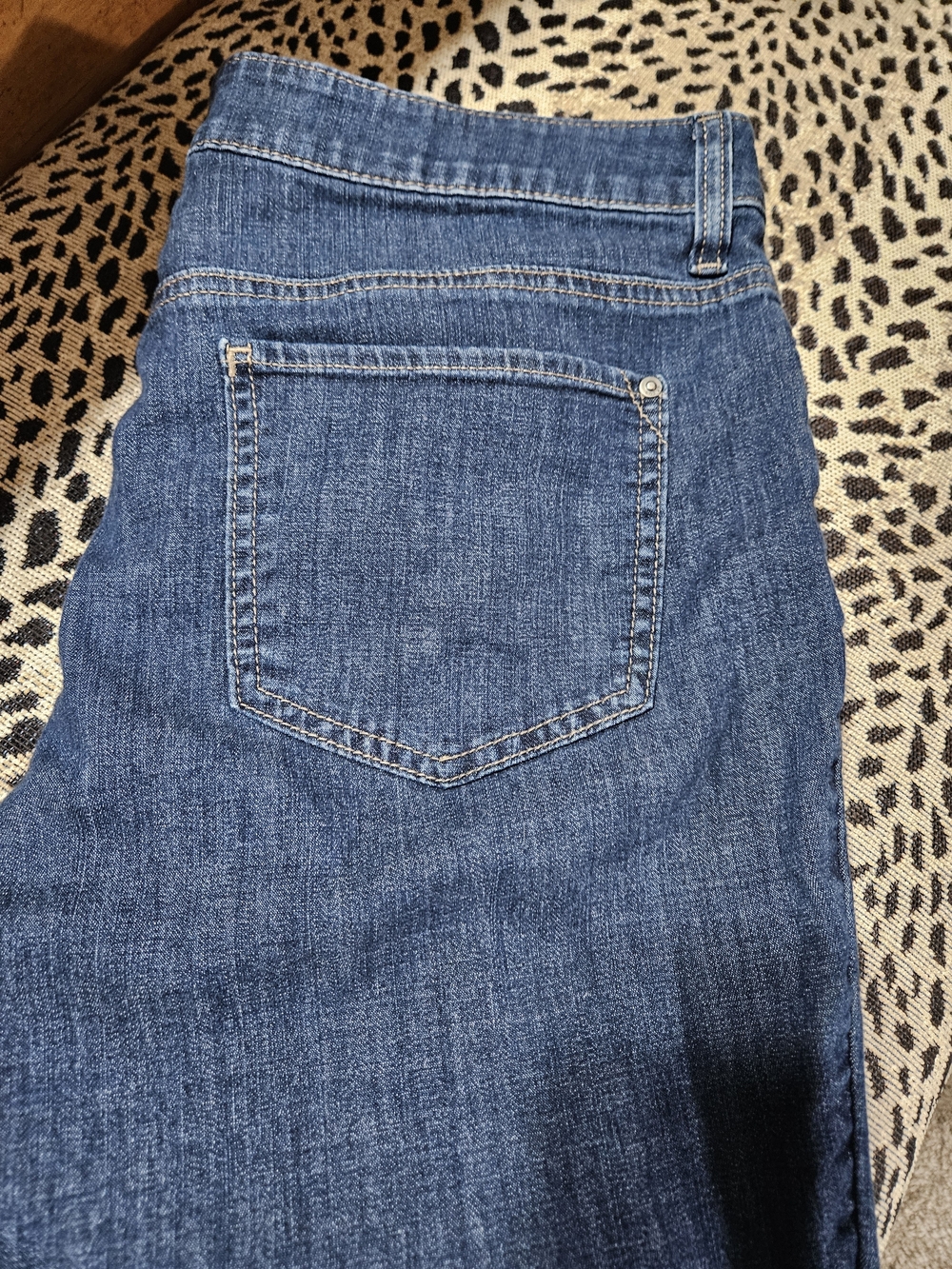 Chico's Slim Boyfriend Ankle length ladies Blue Denim Jeans